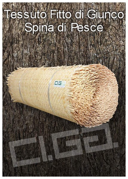 Tessuto Giunco spina di pesce